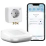 Homematic IP Starter Set, 10x Schaltsteckdose HMIP-PS2 & Access Point 2 weiss