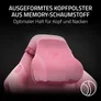 Razer ISKUR V2 NewGen Quartz/-Rosa Gaming-Stuhl mit atmungsaktivem Komfort, Razer HyperFlex™ Lordosenstütze