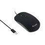 EQUIP 245114 USB-Komfortmaus Schwarz für Links- und Rechtshänder