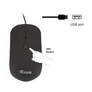EQUIP 245114 USB-Komfortmaus Schwarz für Links- und Rechtshänder