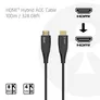 Club 3D CAC-1394 HDMI™ Hybrid AOC Kabel 8K60Hz/4K120Hz 100m schwarz