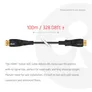Club 3D CAC-1394 HDMI™ Hybrid AOC Kabel 8K60Hz/4K120Hz 100m schwarz