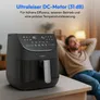 Medion MD 13060 X20 XXL Heißluftfritteuse 6,6l schwarz