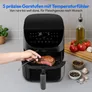 Medion MD 13060 X20 XXL Heißluftfritteuse 6,6l schwarz
