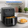 Medion MD 13060 X20 XXL Heißluftfritteuse 6,6l schwarz