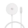 4smarts Kabelloses Ladegerät Qi2/ MagSafe-kompat 25W,1,5m weiß