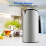 Medion Life MD12106 Digitaler Wasserkocher silber