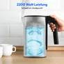 Medion Life MD12106 Digitaler Wasserkocher silber