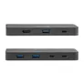 Club 3D CSV-2512 KVM Switch Dual USB type C zu HDMI 4K 60Hz schwarz