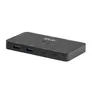 Club 3D CSV-2512 KVM Switch Dual USB type C zu HDMI 4K 60Hz schwarz