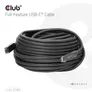 Club 3D CAC-2580 USB-C® AOC Cable 8K60Hz 10Gbps 60W 15m schwarz