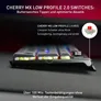 Cherry XTRFY MX 10.1 Tastatur kabellos / kabelgebunden (Funk / Bluetooth), Schwarz