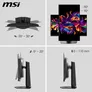 MSI MPG 271QRDE QD-OLED X50 26.5 Zoll QHD QD-OLED 16:9 Gaming Monitor 500 Hz DP/HDMI/USB-C PD98W