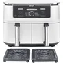 Ninja Foodi MAX AF400EUWH Dual Zone Heißluftfritteuse 9,5 L Weiß