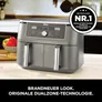 Ninja DZ400EU FlexDrawer MAX 6-in-1 Dual Zone Heißluftfritteuse 9,5 L Grau