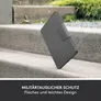 Logitech Rugged Folio Grafit Tastatur-Case für iPad 10,9 Zoll (10. Generation und A16), Versiegelte Tastatur für vielfältigen Rundumschutz