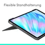 Logitech Combo Touch Tastatur-Case Grau für iPad Air 11 Zoll (M2/M3/M4), iPad Air 10,9 Zoll (5. Generation), Hintergrundbeleuchtete Tastatur und präzises Trackpad