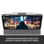 Logitech Slim Folio Hülle und Tastatur für Apple iPad 10,9 Zoll (2022) und iPad 11 Zoll (A16/2025)