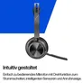 Poly Voyager Focus 2 UC Schwarz Kabelloses Bluetooth-Headset, USB-C/A, BT700 USB-C Dongle, ANC, inkl. Ladestation, Zoom zertifiziert