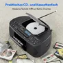 MEDION® LIFE® DRX-1 Plus Boombox schwarz