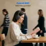 Medion LIFE HX-1 Pro Over Ear-Kopfhörer grau