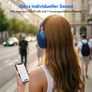 Medion LIFE HX-1 Pro Over Ear-Kopfhörer blau