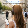 Medion LIFE HX1-Pure Over Ear-Kopfhörer schwarz