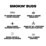 Skullcandy Smokin' Buds True Wireless drahtlose Kopfhörer, weiß/orange Bluetooth In-Ear