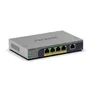 NETGEAR GS105EP 5-Port Gigabit Ethernet PoE+ Plus Switch, PoE Budget 63 W, lüfterlos, Metallgehäuse