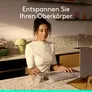 Logitech Lift Vertical Sand (Rechtshändig) Ergonomische Maus, kabellos, Bluetooth, Logi Bolt Adapter, Unterstützt Logi Options+