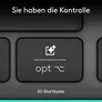 Logitech Signature Slim Solar+ K980 Grafit - Kabellose Tastatur, Bluetooth, Logi LightCharge-Technologie, Smart Actions, Unterstützt Logi Options+