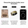 ULTRAHUMAN Ring Air - Smart Ring für Frauen und Männer  - Schlaf -und Fitness Tracking Wearable - Herzfrequenz - Smartring Bionic Gold Größe 5