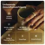 ULTRAHUMAN Ring Air - Smart Ring für Frauen und Männer  - Schlaf -und Fitness Tracking Wearable - Herzfrequenz - Smartring Bionic Gold Größe 5