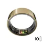 ULTRAHUMAN Ring Air - Smart Ring für Frauen und Männer - Schlaf -und Fitness Tracking Wearable - Herzfrequenz - Smartring Bionic Gold Größe 10