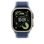 Apple 49 mm Trail Loop Blue/ Bright Blue - S/M - Titan Natur