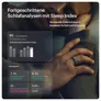 ULTRAHUMAN Ring Air - Smart Ring für Frauen und Männer - Schlaf -und Fitness Tracking Wearable - Herzfrequenz - Smartring Space Silver Größe 5
