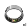 ULTRAHUMAN Ring Air - Smart Ring für Frauen und Männer - Schlaf -und Fitness Tracking Wearable - Herzfrequenz - Smartring Space Silver Größe 8