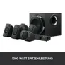 Logitech Z906 5.1 Surround-Sound-Lautsprechersystem, THX, Dolby Digital, DTS, 500 Watt Gesamtleistung
