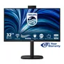 Philips 32B2U3601H 31.5 Zoll QHD IPS Office Monitor 16:9 100 Hz DP/HDMI/USB-C PD90W/LAN Dock Webcam