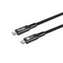 EQUIP 128441 USB 4.0 C auf C Thunderbolt 3/4 Kabel Stecker auf Stecker, 1,2m, 80Gbps
