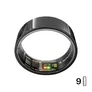 ULTRAHUMAN Ring Air - Smart Ring für Frauen und Männer - Schlaf -und Fitness Tracking Wearable - Herzfrequenz - Smartring  Aster Black Größe 9