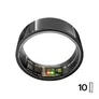 ULTRAHUMAN Ring Air - Smart Ring für Frauen und Männer - Schlaf -und Fitness Tracking Wearable - Herzfrequenz - Smartring Aster Black Größe 10