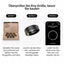 ULTRAHUMAN Ring Air - Smart Ring für Frauen und Männer - Schlaf -und Fitness Tracking Wearable - Herzfrequenz - Smartring Matte Grey Größe 12