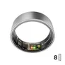 ULTRAHUMAN Ring Air - Smart Ring für Frauen und Männer - Schlaf -und Fitness Tracking Wearable - Herzfrequenz - Smartring Raw Titanium Größe 8