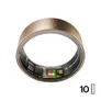 ULTRAHUMAN Ring Air - Smart Ring für Frauen und Männer - Schlaf -und Fitness Tracking Wearable - Herzfrequenz - Smartring Rose Gold Größe 10