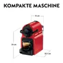 Kapselmaschine Nespresso Inissia von Krups Rot