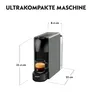Kapselmaschine Nespresso Essenza Mini von Krups Grau
