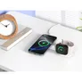 Conceptronic GORGON04W 2-in-1 faltbares magnetisches Qi2 25W kabelloses Ladegerät