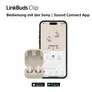 Sony Link Buds Clip Kabellose Open-Ear-Kopfhörer Schwarz