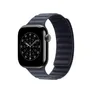 Apple 46mm Armband mit Magnetverschluss Navy - S/M